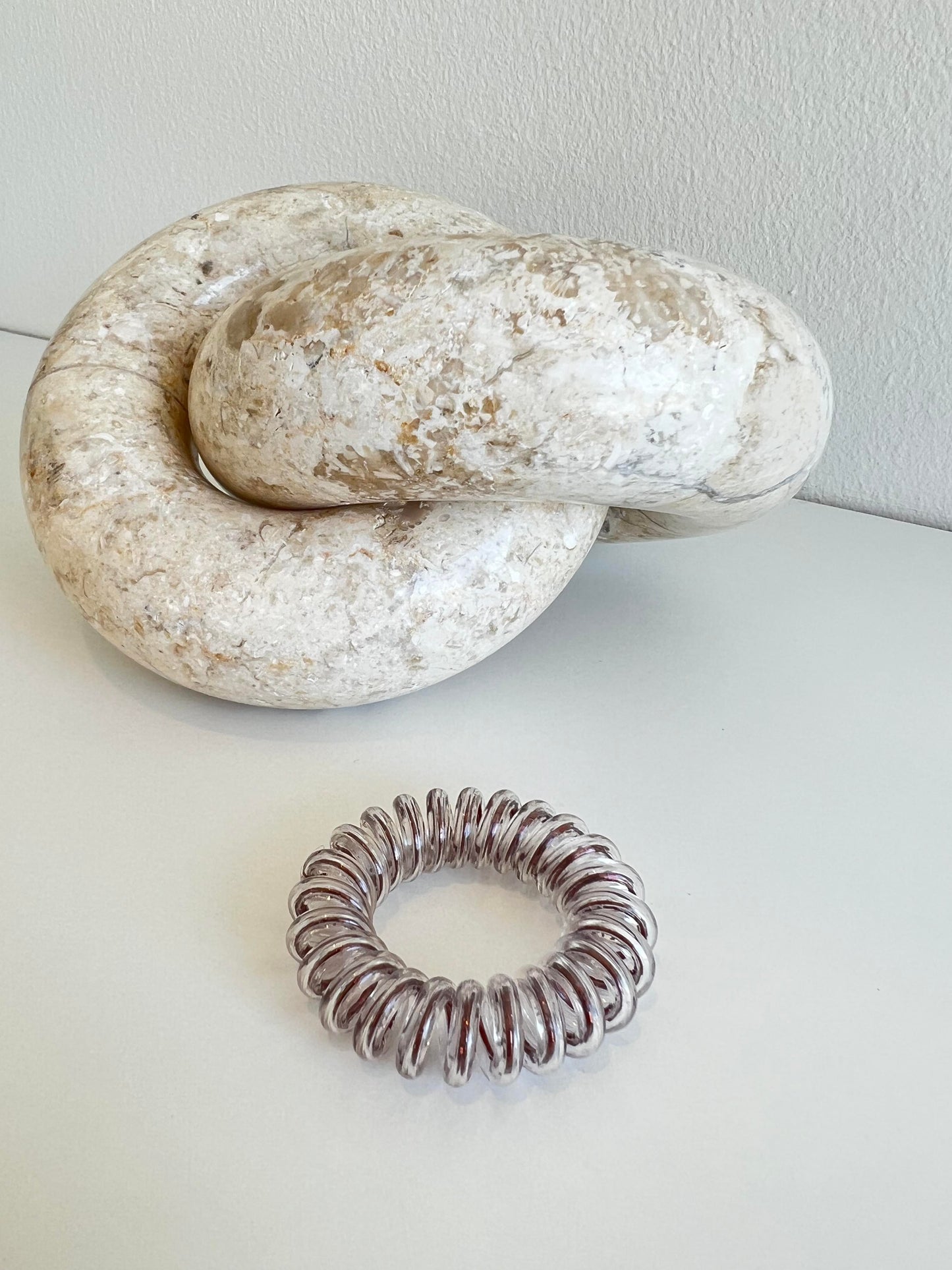 Élastique Tourbillion - Gris / Rosé